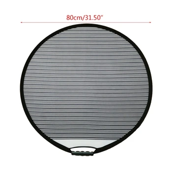 80 cm Okrogli Prugasta Prilagodljiv Zložljive PDR Obložene Svetlobe Reflektorja Odbor Dent Pan