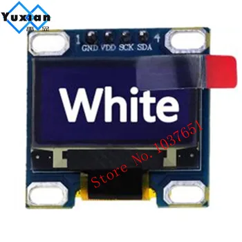 0.96 palčni IIC Serijsko Belo OLED Zaslon Modul 128X64 I2C SSD1315 12864 LCD Zaslon Odbor GND VCC SCL SDA 0.96