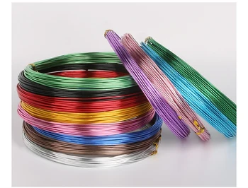 1/2 mm barva aluminija žica DIY ročno materiala, aluminija žica izposoja obrti nakit modeliranje dekoracijo