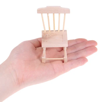 1:6 1:12 Miniaturni Lutke Mini Visoko Tabela Stol Lutka Hiša Pohištvo Pretvarjamo, Igra Igrače Oprema Dekoracijo Lesenih