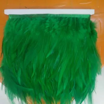 1 Metrov 8-12 cm dolgo, zeleno Travo petelin perje trak Za poročno zabavo obleko okrasni dodatki