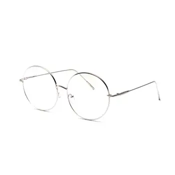 1 Par Okroglih Kovinskih Celoten Okvir Očal je Tanek-Okvir Očal Dekorativni Dodatki 28GD