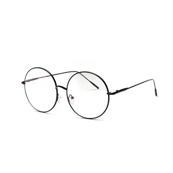 1 Par Okroglih Kovinskih Celoten Okvir Očal je Tanek-Okvir Očal Dekorativni Dodatki 28GD