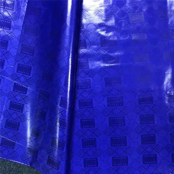 10 Metrov/vrečko Modra Barva Afriške Čipke Tkanine 2018 Visoke Kakovosti Gvineja Brocade Bombažne Tkanine Bazin Riche Brode Za Moške 30