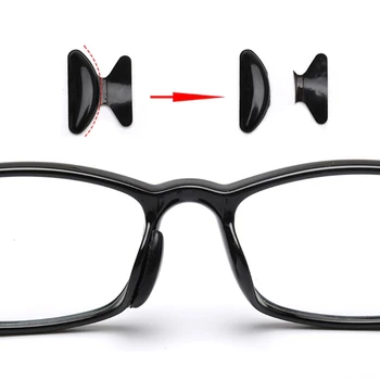 10 Parov Očala sončna Očala Lepilni Silikonski Non-slip Stick na Nos Blazinice R9JE