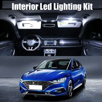 10 Žarnice Bele LED Avto Zemljevid Trunk Svetlobe v Notranje Kit Primerni Za Hyundai Genesis Coupe 2013 2016 Škatle za Rokavice Licence Lučka