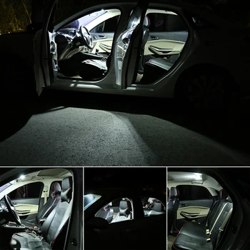 10 Žarnice Bele LED Avto Zemljevid Trunk Svetlobe v Notranje Kit Primerni Za Hyundai Genesis Coupe 2013 2016 Škatle za Rokavice Licence Lučka