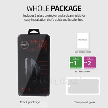 100 KOS Za iPhone 7 plus 6, Kaljeno Steklo Zaščitnik zaslon Kaljeno Steklo z drobno paket Za Samsung galaxy S7 S6 Opomba 5 4