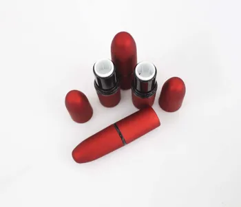 100 kozarcev/veliko praznih rdečih bulet obliko šminka cev za ustnice rouge primeru DIY pokal velikost 12.1 mm