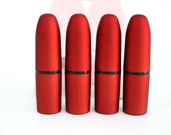 100 kozarcev/veliko praznih rdečih bulet obliko šminka cev za ustnice rouge primeru DIY pokal velikost 12.1 mm