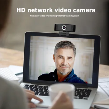 1080P Full HD USB Web Kamero z Mikrofonom za Video Konference, v Živo Pretakanje Digitalne USB Video Snemalnik Home Office
