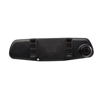 1080P HD 170 Stopinj F8C 4.3 Palčni Parkirišče, Pogled od Zadaj Rearview Mirror TFT Dvojno Objektiv Avto DVR Dash Fotoaparat, Video Snemalnik 4 naročila