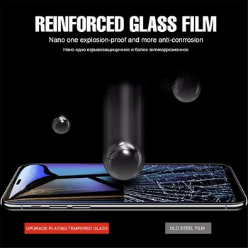 10D Ukrivljen Polno Kritje Kaljeno Steklo Za iPhone X Xs XR Max Premium Zaščitnik Zaslon Na Za iPhone 7 8 6 11 12 Plus Stekla