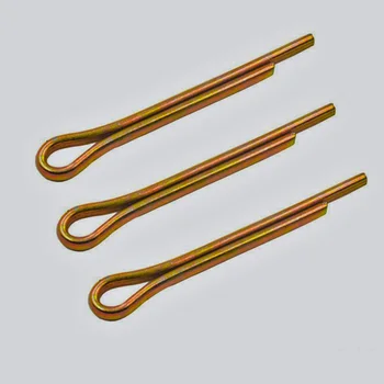 10pcs M4 medenine v obliki črke U zatiči cotter lase zaljubljen odpiranje pin 22/25/30/35/40/45/50 mm dolžina
