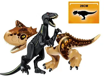 10pcs Tyrannosaurus Velociraptor Indoraptor gradniki Dinozaver Številke Opeke Igrače
