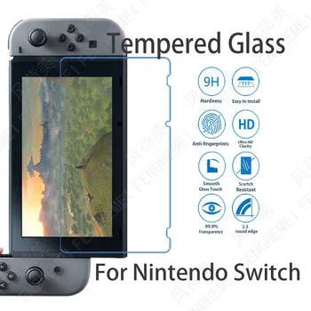 10pcs/Veliko FENGHEMEI Kaljeno Steklo Protector Za Nintendo Stikalo Lite Anti-burst ščitnik Brez trgovina na Drobno Paket