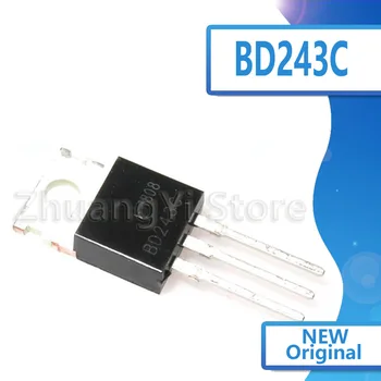 10pcs/veliko Moč Tranzistor BD243C 6A 100V NPN TO-220 Tranzistor Nove blagovne Znamke