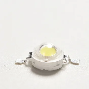 10PCS/veliko Visokih Moči 1W LED Čipov Kroglice Žarnice Halogenske Žarnice Toplo Bela za LED Žarometi, 100-110LM