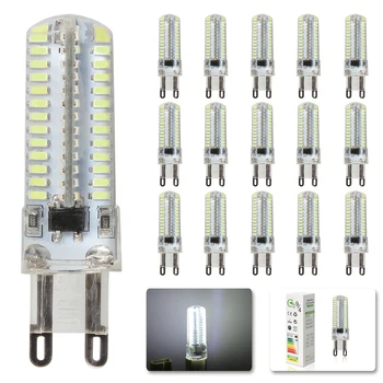 10x G9 SMD3014 Žarnice, 8W led kapsula LED Spot Žarnica Svetilka v kristalno Razsvetljavo svetilka LED Žarometi, svetilke AC200-240v