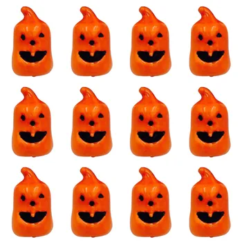 12Pcs/Veliko Mini Majhne Buče Sodijo Pene Simulacije Grimace in Nasmeh Pumpkin Halloween Party Supplies Umetno Sadje Dekor