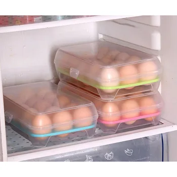 15 Celice Jajčni Karton Jajce Polje Prenosni Hladilnik Sveže Polje Za Shranjevanje Posode Primeru Divje Škatla Za Shranjevanje Večnamensko Primeru