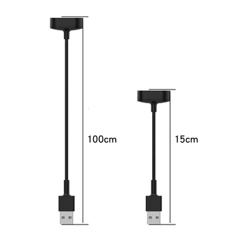 15 cm/100cm USB Kabel za Polnjenje, za Fitbit navdih/ navdih HR Manšeta Zamenjava Univerzalno Linijo Hitro adapter za Polnilnik