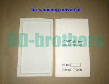 165 x 95 x 13mm Wihte Papir Polje + EVA Ohišje za Samsung Univerzalni LCD Zaslon Računalnike Celotno Zaščitno Pakiranje Paket 100sets