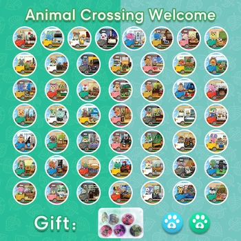 18/50pcs Živali, ki Prečkajo Amibo Sim Kartice Nfc Delo za Nintendo 3DS Stikalo