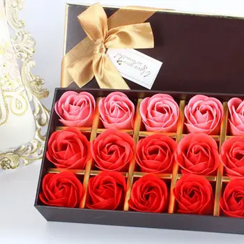18Pcs Dišeče Rose Cvet Latica Milo Cvetje Romantično svate, Dekoracijo Valentinovo, materinski Dan Darilo 4 Barve