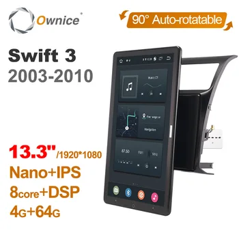 1920*1080 Ownice Android 10.0 za Suzuki Swift 3 2003 - 2010 avtoradio Samodejno Večpredstavnostna Video Audio vodja Enote 13.3