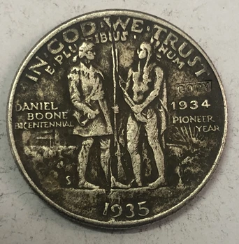 1935 zda ½ Dolar Boone Bicentennial
