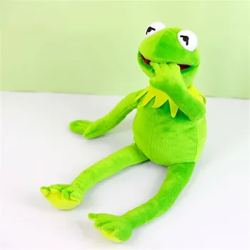 1pc 40 cm Kermit Plišastih Lutka najboljša igralka Žabe Igrače Plišaste Živali Mehko Polnjene Igrače Otroška Lutka Božič, Darilo za Otroke