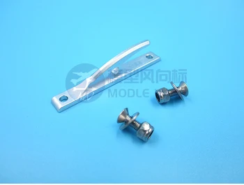 1PC 52*12 mm 80*17.5 mm Reševanje Kljuke Aluminij Zlitine CNC Reševanje Kljuke Mini Prikolico Vlečne Kljuke za RC Bencin Čolni