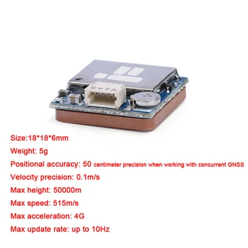 1pc iFlight 4G 10Hz FPV GPS Modul Vgrajen UBX-M8030K Dekoder Čip brez Kompasa za RC Brnenje F4 F7 za krmarjenje Deli
