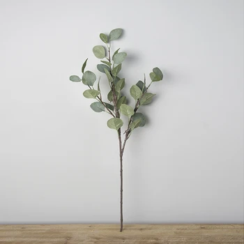 1Pc Umetno Eucalyptus Zelenja Poroko Dekor Rastlin DIY Poročni Šopek Venec
