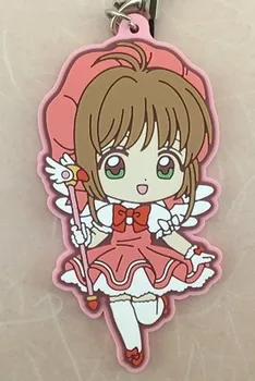 1pcs Anime Keychain Card Captor Cardcaptor Sakura Kinomoto Sakura Tomoyo Kinomotosakura Portachiavi obesek za ključe Obesek