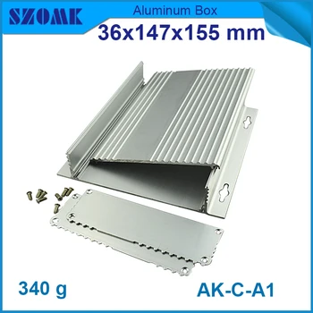 1piece Nov Prihod aluminija elektronski ohišje 36(H)x147(W)x155(L) mm aluminijasti radiator majhne škatle aluminija