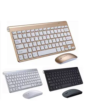 2.4 G Brezžično Tipkovnico in Miško Mini Tipkovnico, Miško Combo, Set Za Notebook Laptop Mac Desktop PC TV Pisarniški Material