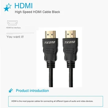 (2 Paket) Kabel HDMI Moški-Moški Kabel HDMI HD 1080P High speed pozlačeni Priključite Kabel za PS3 Projektor LCD TV, Računalnikom