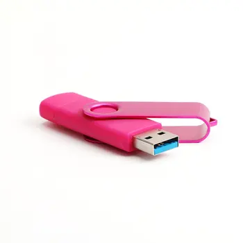 2 v 1 OTG USB Flash Disk 256GB USB 3.0 Pomnilniški U Disk Sladkarije Barvo pomnilniške kartice