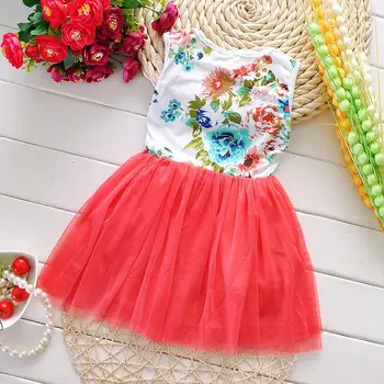 2016 poletje novi korejski otroška oblačila Fantje Dekleta Trak cvet obleka za Otroke