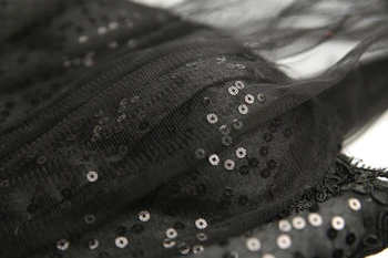 2017 nov prihod staleža, porodniškega plus velikost poročne obleke noseča večerno obleko eno ramo bling kratek sequins Seksi Črna 7586
