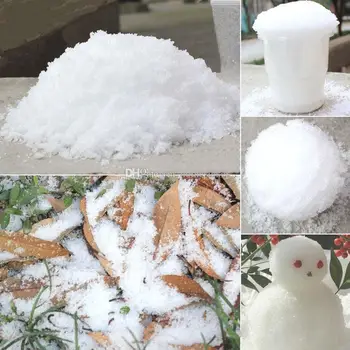 2018 Božični Okraski, Instant Sneg Čarobno Prop DIY Instant Umetni Sneg v Prahu Simulacije Ponaredek Sneg Za Noč Stranka