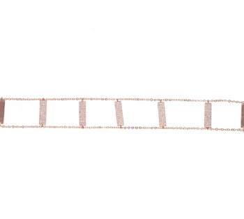 2019 luksuzne modne ženske lady nakit choker 32+8 cm mikro utrla cz iskrenje bar povezavo verige evropske dolgim vratom modna ogrlica
