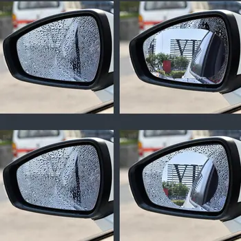 2019 Nov Avto Rearview Mirror Dež Filma Strani Okna Poplave Film Vzvratno Ogledalo Celoten Zaslon Anti-fog Nano Nepremočljiva Film