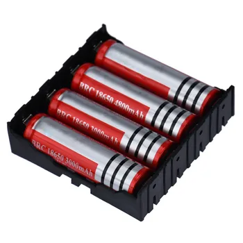 2019 Nov Prihod DIY Baterije Škatla za Shranjevanje Imetnik Primeru Za 4x18650 3,7 V dc Baterij za ponovno Polnjenje Black Baterija Polnilnik