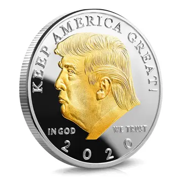 2020 Donald J. Za Predsednika Združenih Držav Spominsko Značko Plating Spominek Kovanca Zbiranja Novo Leto Darilo