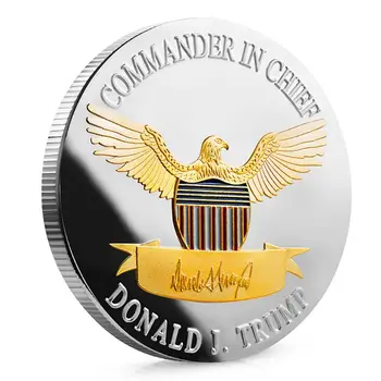 2020 Donald J. Za Predsednika Združenih Držav Spominsko Značko Plating Spominek Kovanca Zbiranja Novo Leto Darilo