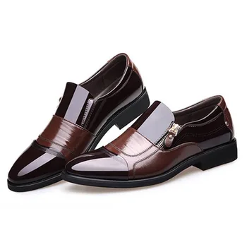 2020 Novi Britanski Stil Moški Čevlji Dihanje Moških Obleko Čevlje o Delovnih Formalno Čevlji za Prosti čas, za Moške Stanovanj za Osebe Velike Velikosti 38-48