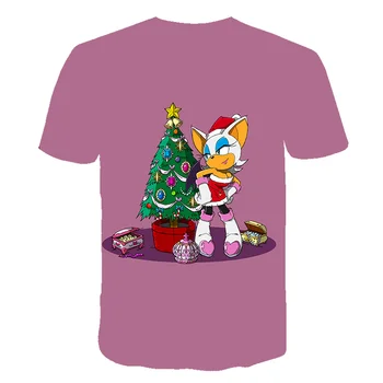 2020 Poletje Božič Sonic Hedgehog Dekleta T Shirt T Otrok Fantje, Vrhovi Otroci T-Shirt Otroci Oblačila Baby Boy Dekleta SweatshirS